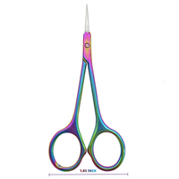 Outil de manucure professionnel super fin pour la beauté, soin des ongles, coupe-cuticules droit de précision en acier inoxydable, tranchant, pour droitiers, durable