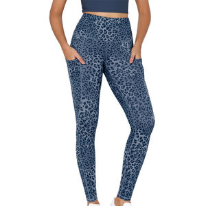 Leggings pour femmes tendance, de haute qualité, sans couture, taille haute élastique, yoga, gym, entraînement, écologiques, service OEM - Product Image 1