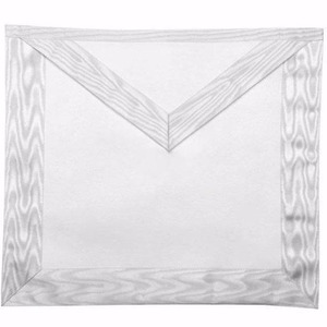 Tablier de Maçonnerie pour Grades Alliés, Blanc et Bleu, avec Ceinture Ajustable, Régalia Premium, Brodé, Épingle de Sûreté, Style Vintage - Product Image 4