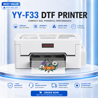 Printer DTF 2026 Pro YY-F33 A3 dengan Head Epson XP600 - Mesin Cetak Transfer Industri 330mm untuk Usaha Kaos