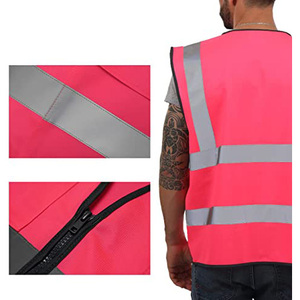 High Visibility Reflective Breathable Quick Dry Durable Safety Coverall Workwear <b>Overalls</b> for <b>Construction</b> Industrial Worker - Product Image 2