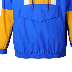 Chaqueta Cortavientos con Capucha y Media Cremallera, Estilo Nuevo, Talla Grande, Ligera, Transpirable, Impermeable, con Estampado - Product Image 6