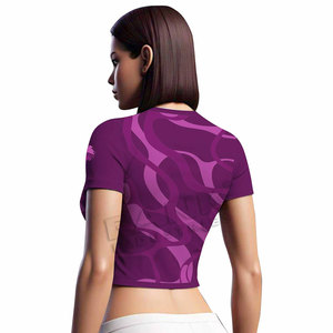 Conjunto Casual de Verano, Transpirable, Camiseta Corta para Mujer, Nueva Camiseta Corta Moderna para Mujer - Product Image 2