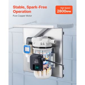 "110V Diaphragm <b>Electric</b> <b>Water</b> <b>Pump</b> for DEF Transfer 8 GPM Self-Priming Mounting Bracket Diesel Exhaust Fluid Urea" - Product Image 4