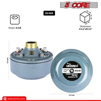 Haut-parleur à compression 5 cœurs PA 600W PMPO avec driver de compression audio intégré dans un système audio puissant à trompette de 22 pouces