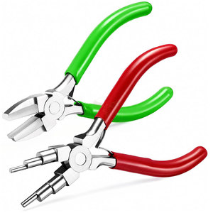เครื่องมือทำเครื่องประดับ 2 ชิ้น คีมทำห่วง 6 in 1 สีแดงและสีเขียว - Product Image 1