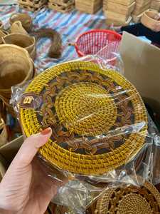 High Quality Rattan Bag Handwoven Beach Purse Premium Round <b>Straw</b> Handbag For Summer Fashion Bulk Wholesale Vietnam Price - Product Image 3