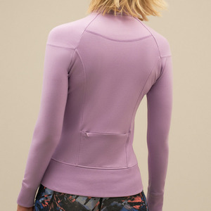 Women's <b>Running</b> Windbreaker Canvas <b>Jacket</b> 100% Polyester Ultra <b>Lightweight</b> Breathable Eco-Friendly Full-Zipper Closure - Product Image 4