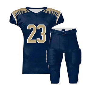 Uniforme de Fútbol Americano al Por Mayor con Material de Secado Rápido, Poliéster 100% Premium, Transpirable, Antibacterial, con Logotipo Personalizado - Product Image 2