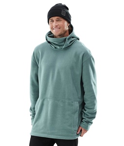 Veste pullover de sports d'hiver avec logo personnalisé sweat à capuche polaire long avec fonction coupe-vent pour le ski et le snowboard - Product Image 1