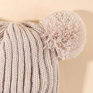 Custom Label Knitted <b>Beanie</b> Warm Winter Travel Headwear Premium Custom Logo Reversible Polyester/Cotton Common Embossed - Product Image 5