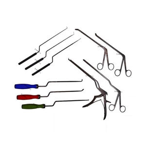 Ensemble d'instruments chirurgicaux orthopédiques pour la colonne vertébrale, pour interventions lombaires postérieures minimalement invasives, en acier inoxydable, certifiés CE et ISO - Product Image 1