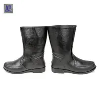 รองเท้าเซฟตี้ AP 3 สีดำ รองเท้าบูท PVC กันน้ำ รองเท้าบูทยางทนทานสูง - Product Image 4