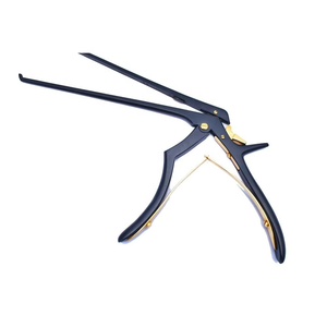 High Quality Steel Manual Kerrison Black <b>Punch</b> Rongeur 45 Degrees Forward 5mm X 22cm CE Certified Orthopedic Surgical - Product Image 1