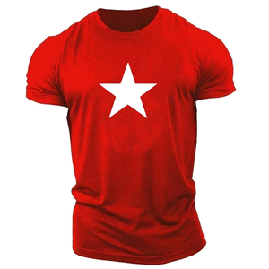 Camiseta de Cuello Redondo para Hombre, Nueva Colección 2026, Tejida, Formal, con Estampado Moderno, Cómoda, Transpirable, de Corte Holgado, para Deportes y Ocio al Aire Libre - Product Image 1