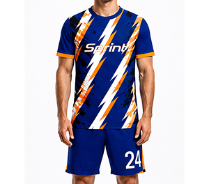 New Design Fashion Style Soccer Uniform Jersey <b>for</b> Clubs Teams Modern <b>Heat</b>-Transfer Printed Breathable Quick Dry 100% Polyester - Product Image 2