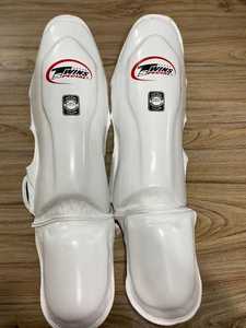 Protège-tibias Twins blancs en gros pour Muay Thai et boxe – Protection professionnelle des jambes pour l'entraînement de boxe - Product Image 6