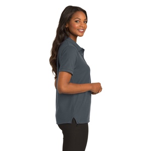 Polo de Manga Corta para Mujer, Color Sólido, 100% Algodón Piqué, Ropa Casual, Venta al Por Mayor, Personalizable OEM, Precios Económicos, Camiseta de Golf - Product Image 5