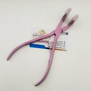 Pince à ruban adhésif à pointe plate en acier inoxydable, usage commercial, écologique, outil multifonction pour extensions de cheveux - Product Image 4