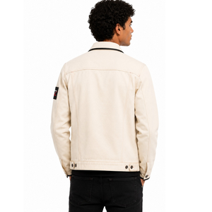 <b>Men</b> <b>Denim</b> <b>Jacket</b> Fashion Forward Classic Fit Durable Stitching Comfortable Feel Suitable For Casual And Outdoor Use - Product Image 3
