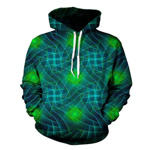 Sudadera moderna de algodón estampado para hombre, sudaderas con capucha estampadas, corte relajado, ropa informal moderna para exteriores, sudaderas con capucha estampadas para hombre - Product Image 1