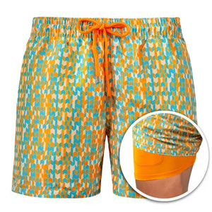 Shorts de Malla para Hombre, Personalizados al por Mayor, OEM/ODM, Ecológicos, Transpirables, de Secado Rápido, Cintura Alta, Ropa de Playa de Poliéster - Product Image 4