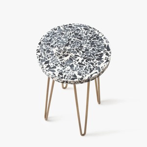 Maceta de Madera con Incrustaciones de Madreperla y Patas de Hierro, Elegante Macetero Decorativo para Hogar y Jardín - Product Image 6