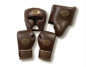 Protective Training <b>Boxing</b> <b>Set</b> with Head Guard and Padded Gloves for Athletes Gym Sessions and Daily Practice - Product Image 1