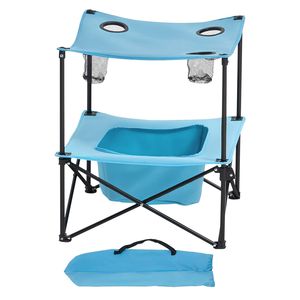 Tavolo da Campeggio Pieghevole Portatile in Tessuto Oxford 600D Impermeabile, Leggero, per Picnic all'Aperto, Viaggi e Spiaggia - Product Image 1