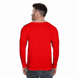 Camiseta de Manga Larga de Color Sólido Personalizada OEM para Hombre, Camiseta de Moda, Ropa Casual, Camiseta Ajustada, Camiseta de Color Sólido - Product Image 3