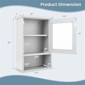 Armadietto Moderno in MDF Bianco per Bagno, Mobile in Acciaio per Uso Esterno, Scuole, Hotel e Ospedali, Design con Sedia da Doccia - Product Image 3