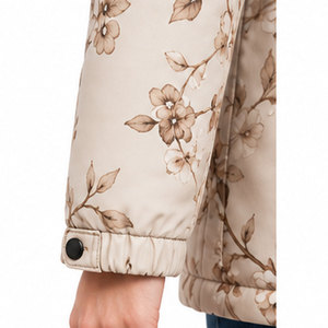Women's Hooded Waterproof <b>Winter</b> <b>Coat</b> featuring <b>Thick</b> Quilted Padding, Functional Storage Pockets and Elegant Fashion Appeal - Product Image 4