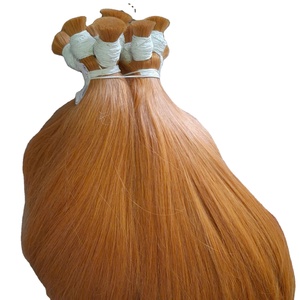 Venta al por mayor a granel de alta calidad Virgen Remy Extensiones de cabello Color claro Estilo recto Peluca trenzada Paquetes de cabello crudo - Product Image 2