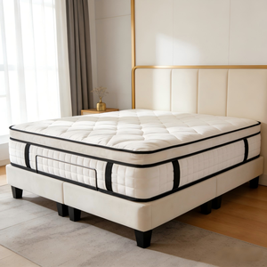 Matelas à ressorts ensachés personnalisable 5-7 zones, taille King Size, design moderne pour hôtels et chambres à coucher - Product Image 1