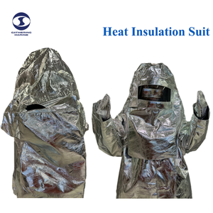 Tuta in Alluminio Ignifuga, Tuta Antincendio in Alluminio per Lavori ad Alta Temperatura, Vigili del Fuoco - Product Image 6