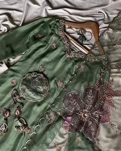 Sari de Georgette Sintética de Diseño Étnico Indio, Estilo Real, Última Moda, Tradicional, Elegante, para Fiestas, Bodas, con Blusa para Mujeres Adultas - Product Image 6