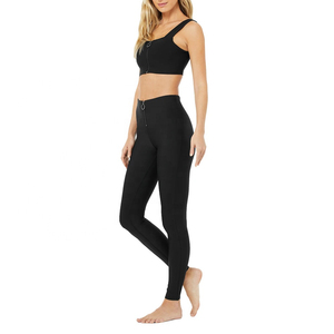 Leggings de Cintura Alta para Mujer, Color Sólido, Elásticos, Transpirables, Suaves, Compresivos, Deportivos, Tejidos, Sin Costuras, para Todas las Temporadas - Product Image 4