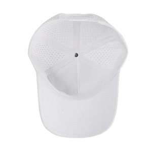 Casquette Trucker Blanche à 6 Panneaux en Maille Respirante, Réglable avec Fermeture Snapback, pour Tenue Décontractée Extérieure Printemps-Été, Unisexe Adulte - Product Image 3