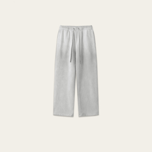 Pantalones Deportivos Anchos Rectos Esenciales para Invierno, Suaves, Forrados con Felpa de 350 g/m², con Logotipo Personalizado - Product Image 1