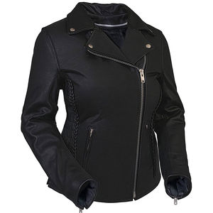 Veste en cuir véritable 100% pour femmes adultes, respirante, nouvelle mode, manches longues, vestes en cuir d'automne - Product Image 1