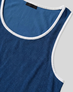Débardeurs Homme Bleus en Polyester/Coton Qualité Premium 2026 – Grande Vente, Respirants, Séchage Rapide, Couleur Unie, Design Personnalisé, Logo Frontal - Product Image 4