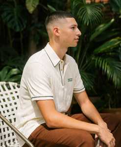 เสื้อเชิ้ตแขนสั้นผ้าฝ้าย 100% น้ำหนักเบาสำหรับผู้ชาย ยี่ห้อ ONETEN APPARELS  คอปกแบบมีเท็กซ์เจอร์ - Product Image 5