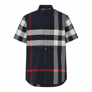 Men's Cuban Collar Shirt Breathable Custom OEM Wholesale - Product Image 1