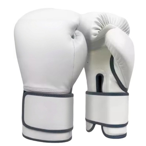 ถุงมือฝึกซ้อมมวย PU สีดำ พร้อมสายรัดข้อมือแบบเวลโคร สำหรับผู้ใหญ่ ดีไซน์ระบายอากาศได้ดี - Product Image 5