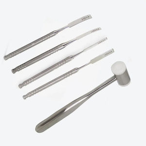 DETAIN IMPEX Dental Osteotome <b>Set</b> Straight/Curved <b>Chisels</b> Manual Surgical Tools Stainless Steel CE Certified Class II ISO13485 - Product Image 3
