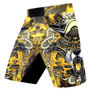 Shorts de MMA con Cintura Ajustable y Tela Ligera y Resistente, Shorts de Entrenamiento de MMA Flexibles - Product Image 5