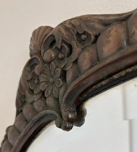 กระจกติดผนังทรงกลมสไตล์บาร็อคอิตาลีแบบวินเทจ - Product Image 2