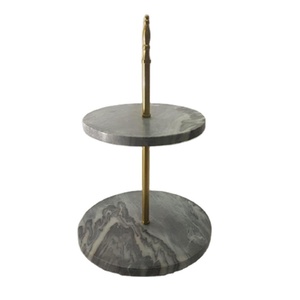 Venta caliente tipo plegado redondo de 2 niveles para decoración de pasteles en bodas y fiestas soporte de pasteles del fabricante indio SCI - Product Image 1