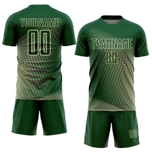 Conjunto de Uniforme de Fútbol Personalizado para Hombre, Camiseta y Pantalones Cortos Sublimados con Diseño Abstracto para Entrenamiento de Equipo - Product Image 5
