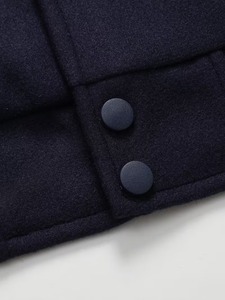 Veste universitaire New York de haute qualité 100% coton pour homme, bleu marine, manches blanches, lettrage brodé, décontractée, écologique, respirante - Product Image 5